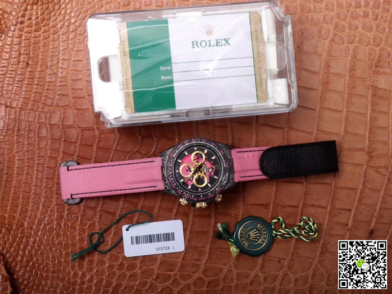 R01ex Daytona Replica Cosmos Pink Exploded Dragon 1:1 Best Edition WWF Factory Swiss ETA7750