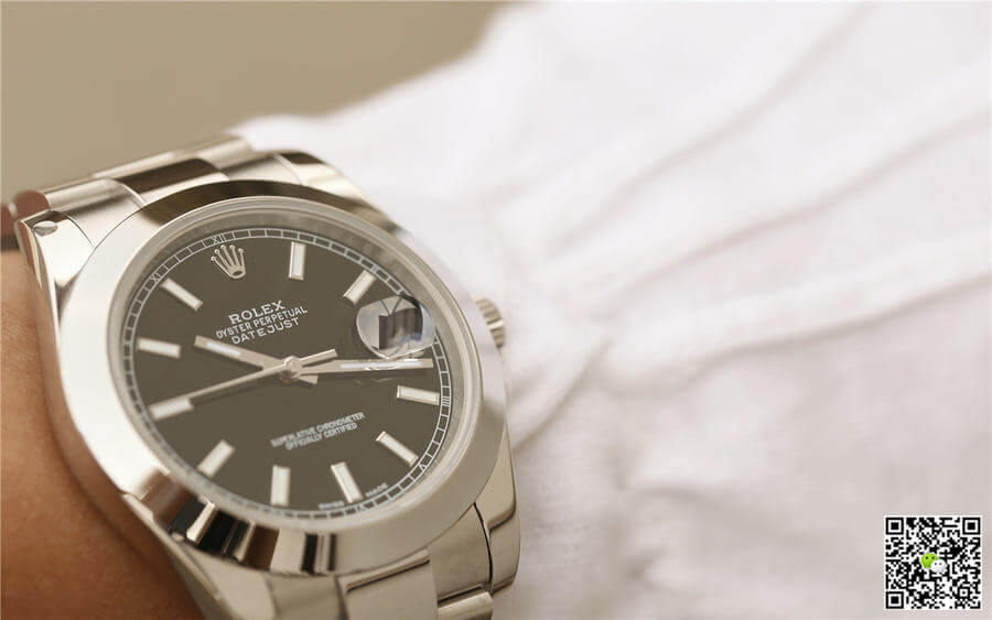 Replica R01ex Datejust M126300-0011 1:1 Best Edition EW Factory Black Dial