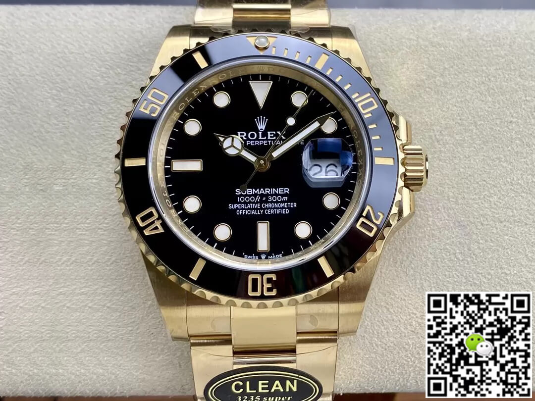 Replica R01ex Submariner M126618ln-0002 41MM 1:1 Best Edition Clean Factory Black Dial