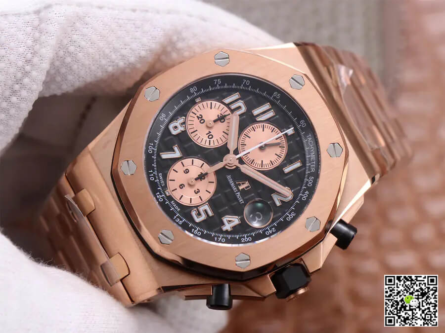 Replica Audemars P1g*et Royal Oak Offshore 26470O 1:1 Best Edition JF Factory Black Dial