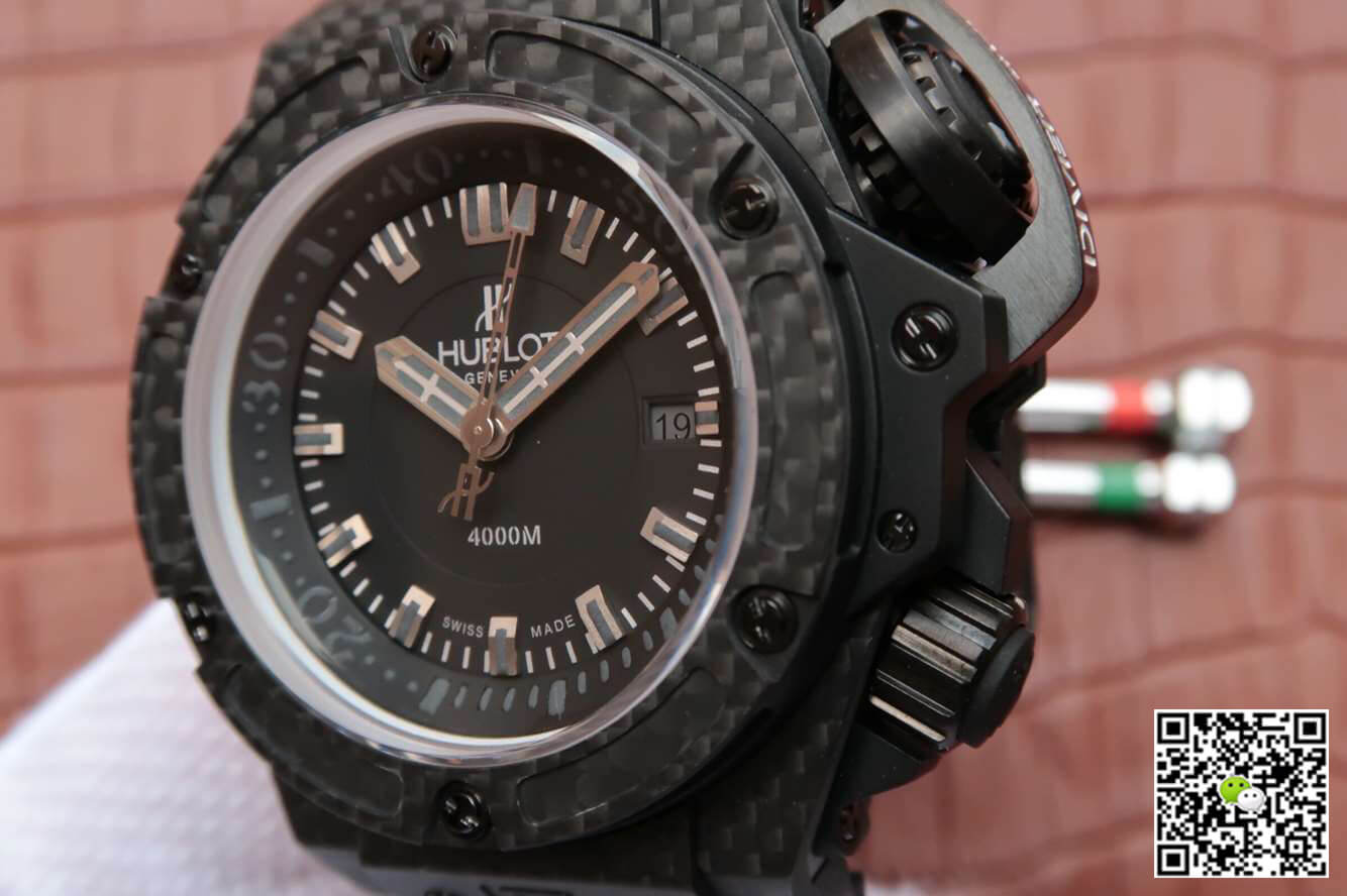 Hublot Replica King Power Oceanographic 4000M 731.QX.1140.RX 1:1 Best Edition V6 Factory Forged Carbon Fiber