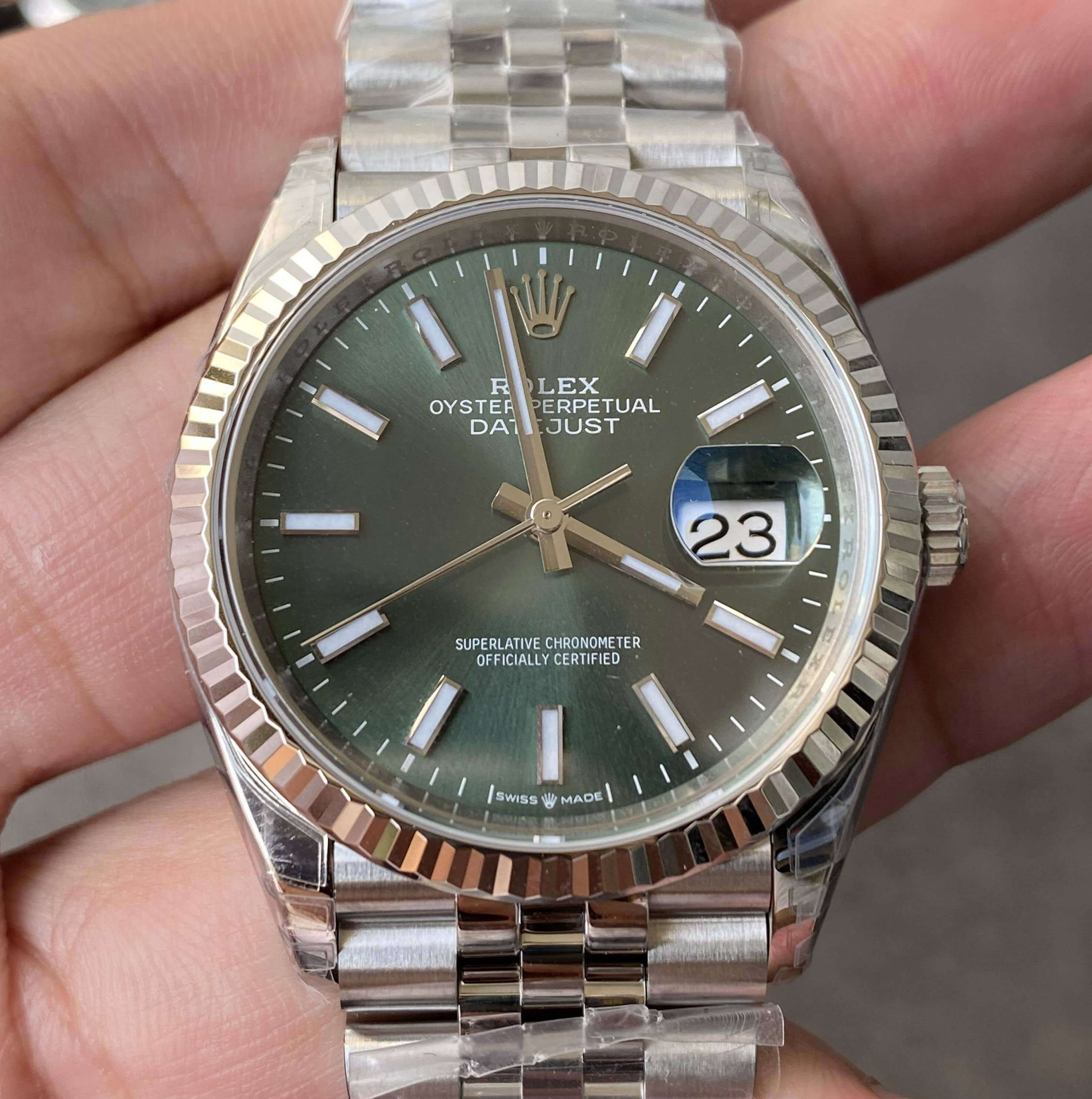 Replica R01ex Datejust M126234-0051 36MM 1:1 Best Edition VS Factory Steel Strap