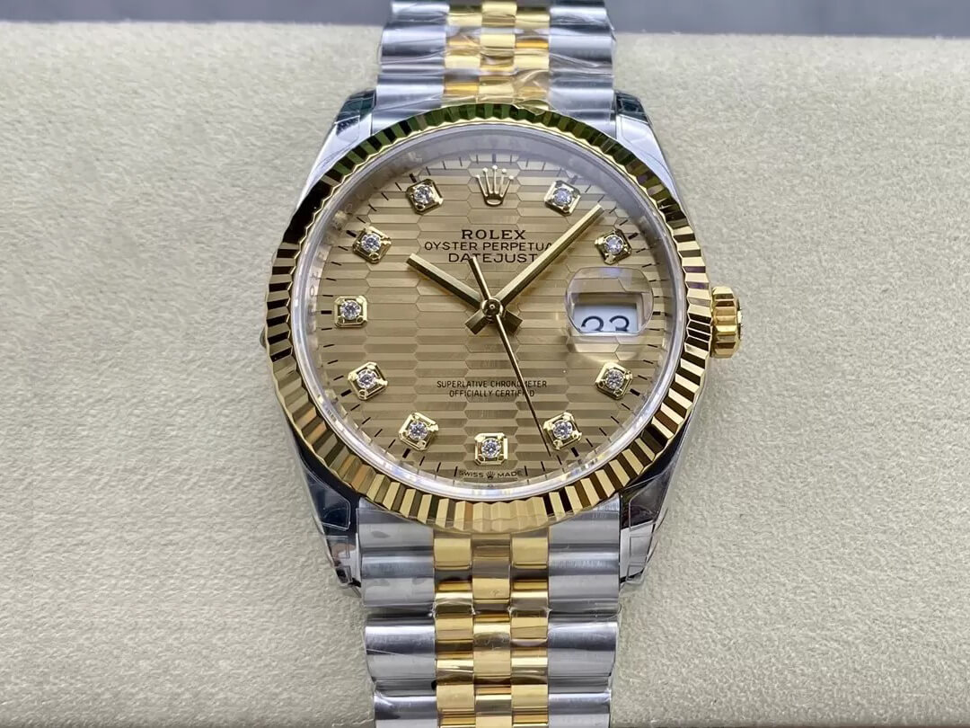 Replica R01ex Datejust M126233-0045 36MM 1:1 Best Edition VS Factory D1am0nd Dial