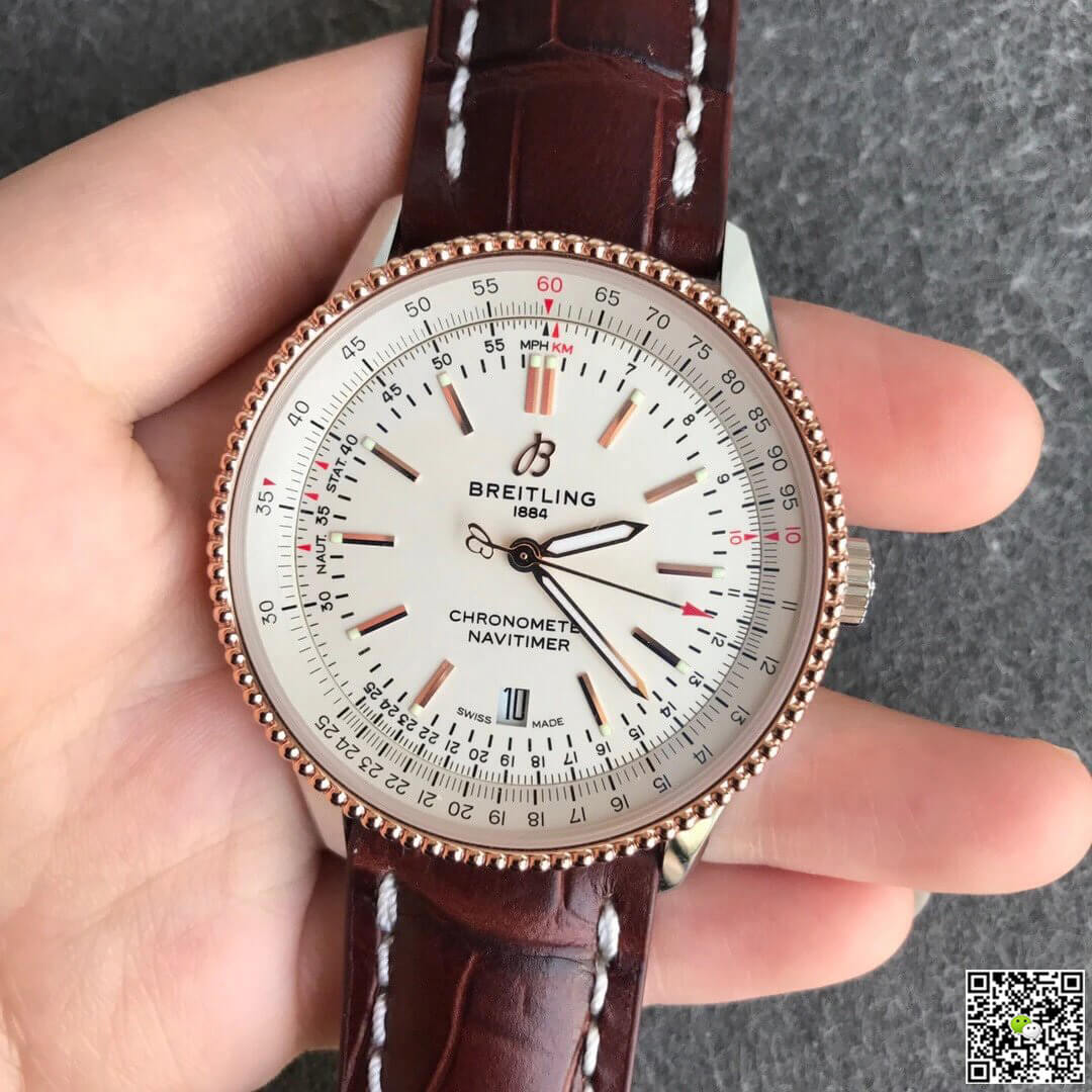 Replica Breitling Navitimer 1 U17326211G1P2 1:1 Best Edition V7 Factory White Dial