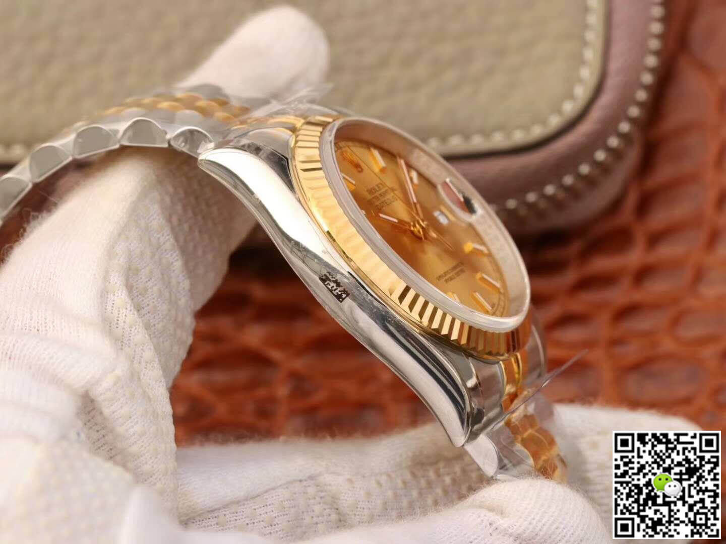 R01ex Dupe Datejust II 116333 1:1 Best Edition Swiss ETA3135 Champagne Dial