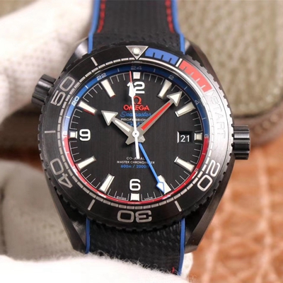 Replica 0me*ga Seamaster 215.92.46.22.01.004 1:1 Best Edition VS Factory Black Dial Swiss ETA8906