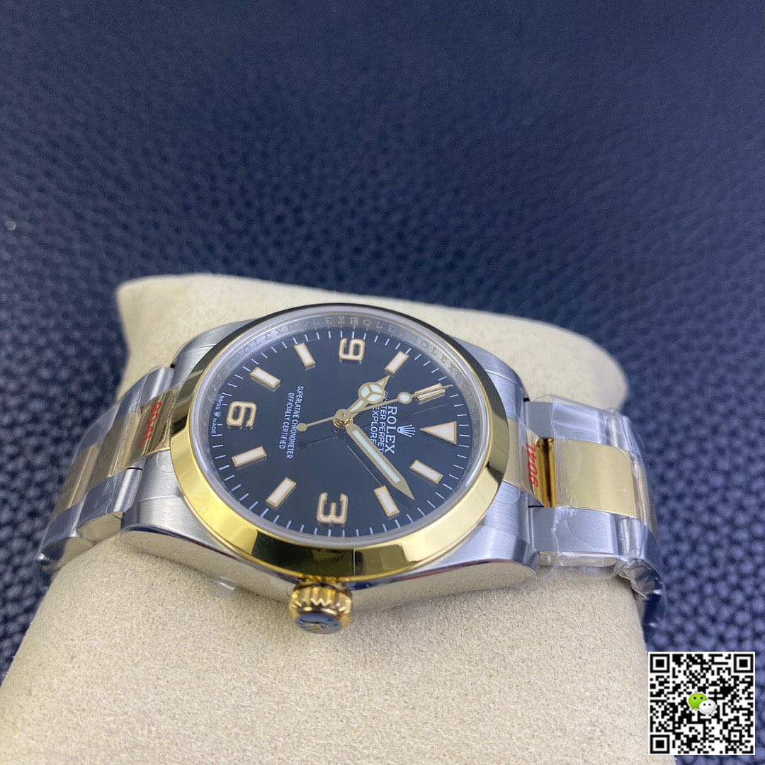 Replica R01ex Explorer M124273-0001 1:1 Best Edition EW Factory Yellow Gold