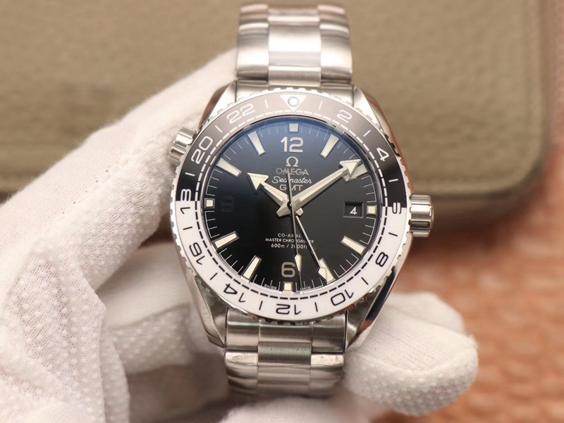 Replica 0me*ga Seamaster GMT 215.30.44.22.01.001 600M 1:1 Best Edition VS Factory Black Dial Swiss NH05