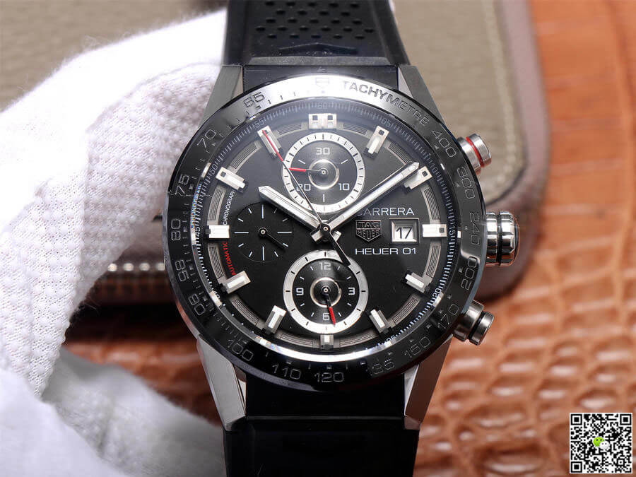 Replica TAG Heuer Carrera CAR201Z.FT6046 1:1 Best Edition XF Factory Black Dial