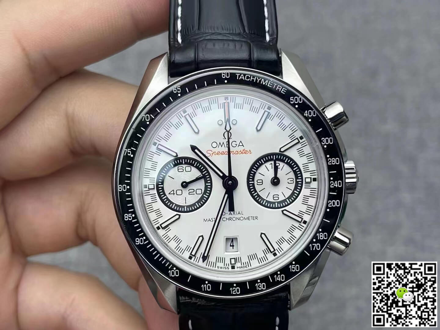 0me*ga Replica Speedmaster Racing Chronograph 329.33.44.51.04.001 1:1 Best Edition OM Factory Ceramic Bezel