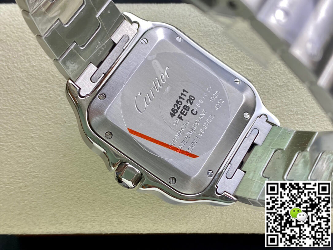 Ca*t1er Watch Rep Santos WSSA0037 1:1 Best Edition GF Factory V2 Gray Dial