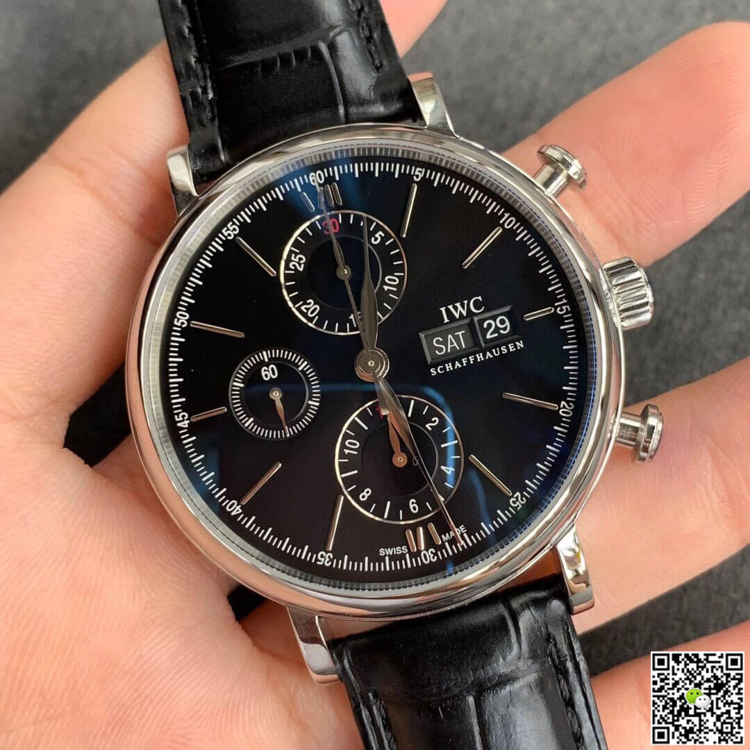 Replica IWC Portofino IW391008 1:1 Best Edition ZF Factory Black Dial