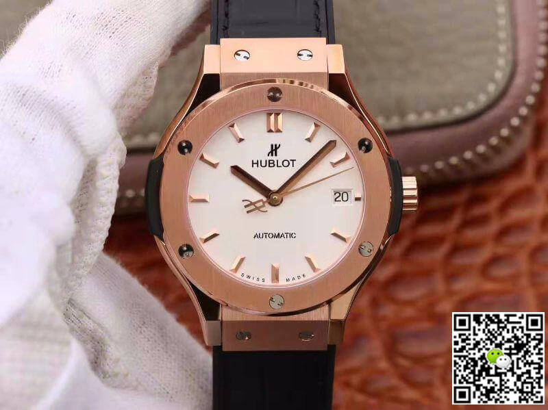 Hublot Replica Classic Fusion 511.OX.2611.LR JJ Factory 1:1 Best Edition Swiss ETA2892 Black Gummy Strap