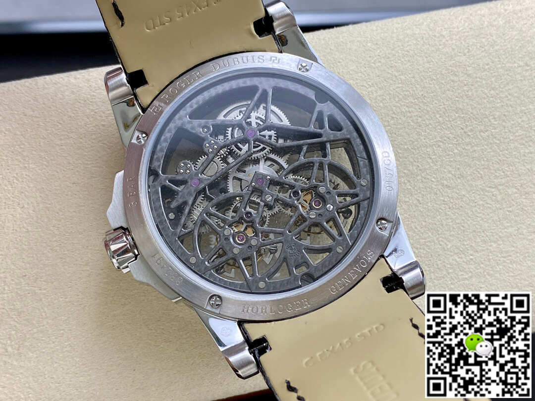 Replica Roger Dubuis Excalibur RDDBEX0396 1:1 Best Edition YS Factory Skeleton Double Tourbillon Dial