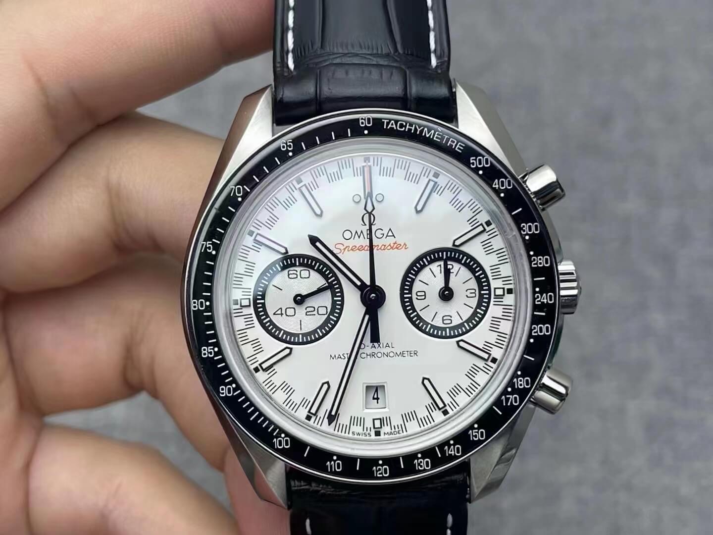 0me*ga Replica Speedmaster Racing Chronograph 329.33.44.51.04.001 1:1 Best Edition OM Factory Ceramic Bezel