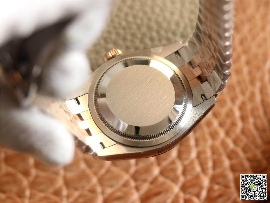 Replica R01ex Datejust M126231-0025 1:1 Best Edition EW Factory Rose Gold Chocolate Color Dial