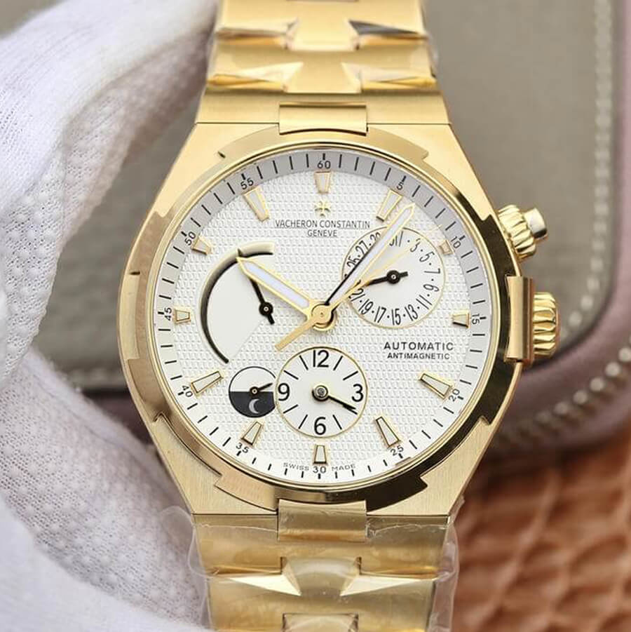 Replica Vacheron C0nstan1n Overseas 47450/B01J-9228 1:1 Best Edition TWA Factory 18K Yellow Gold