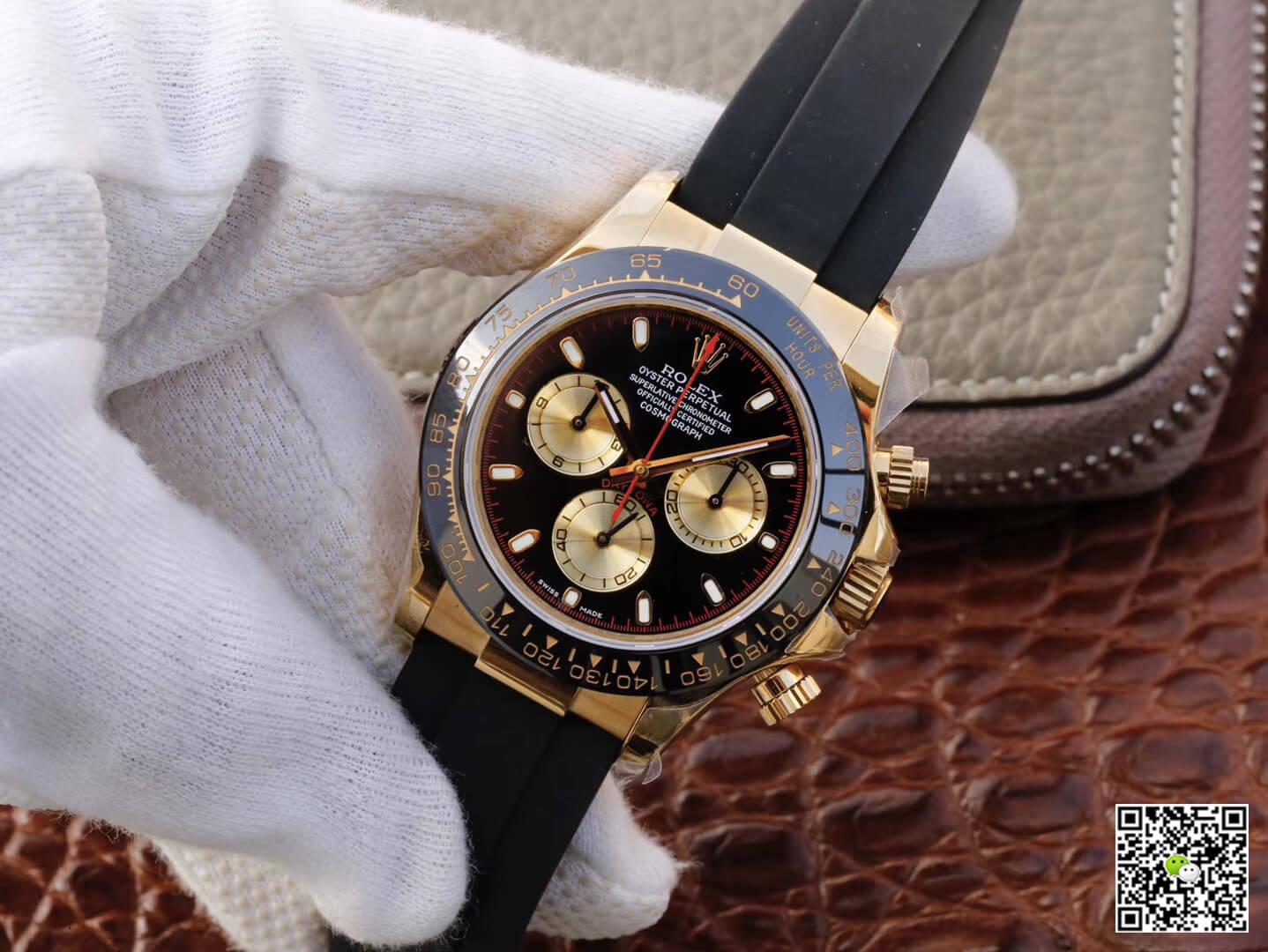 Replica R01ex Daytona Cosmograph M116518ln-0047 1:1 Best Edition JH Factory Yellow Gold Chronograph