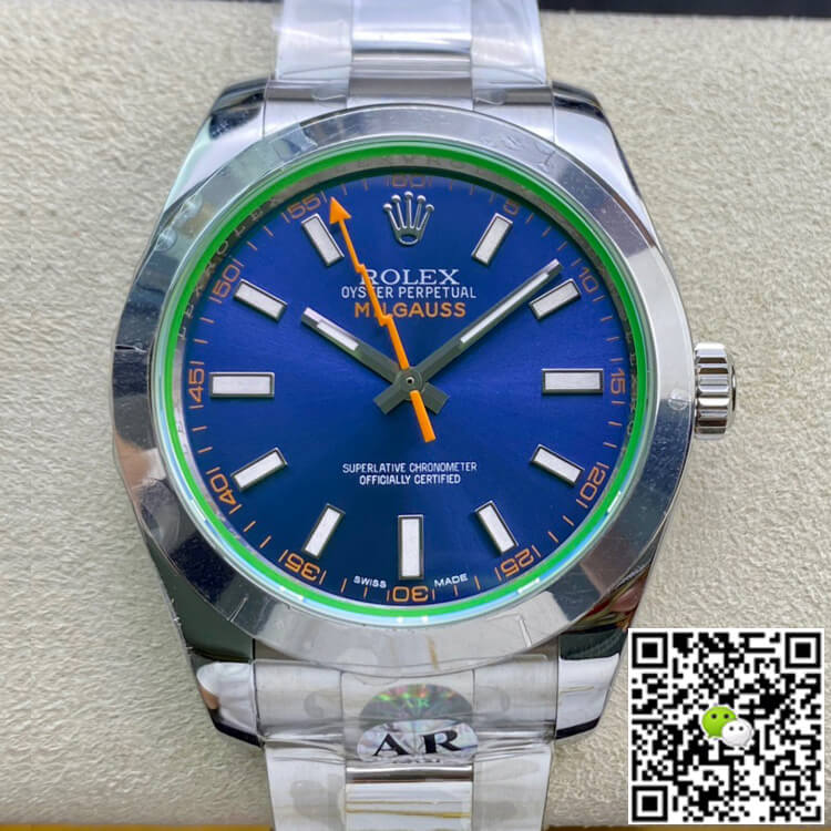 Replica R01ex Milgauss 116400GV AR Factory 1:1 Best Edition Swiss ETA3131