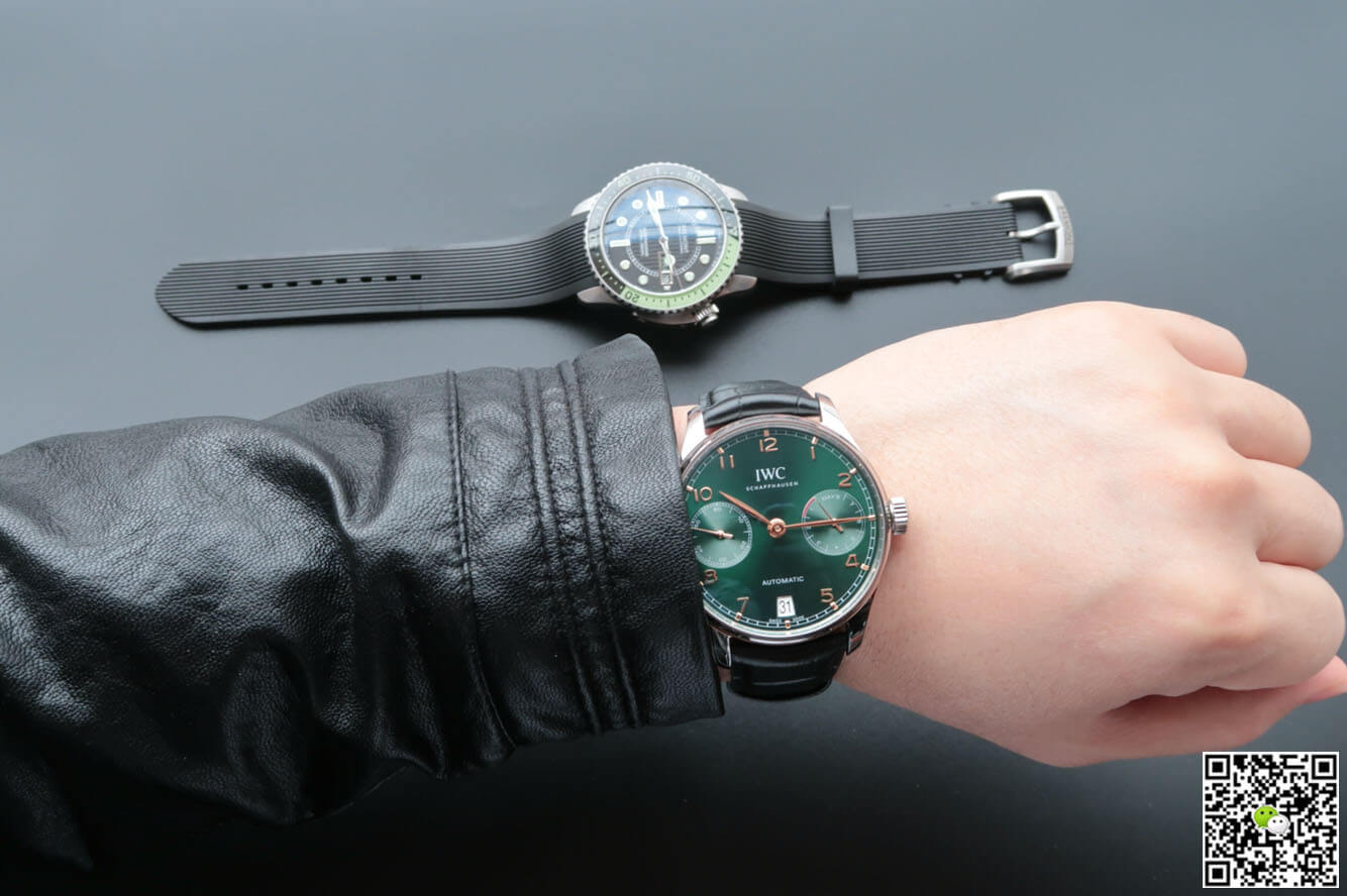 Replica IWC Portugieser IW500708 1:1 Best Edition ZF Factory V5 Green Dial