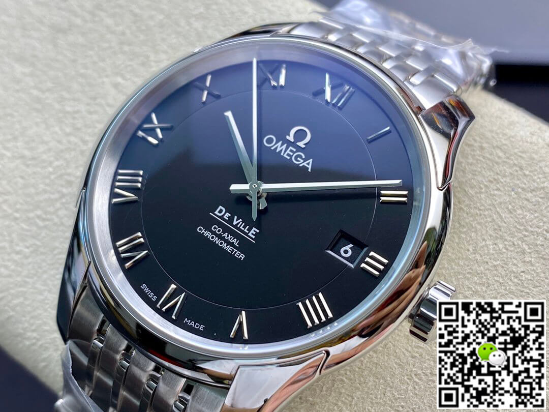 Replica 0me*ga De Ville 431.10.41.21.01.001 1:1 Best Edition VS Factory Black Dial