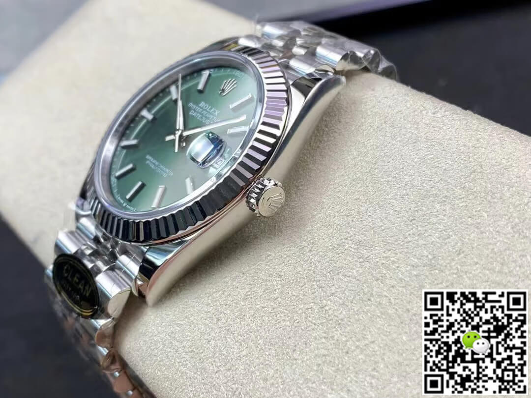 Replica R01ex Datejust M126334-0027 1:1 Best Edition Clean Factory Mint Green Dial