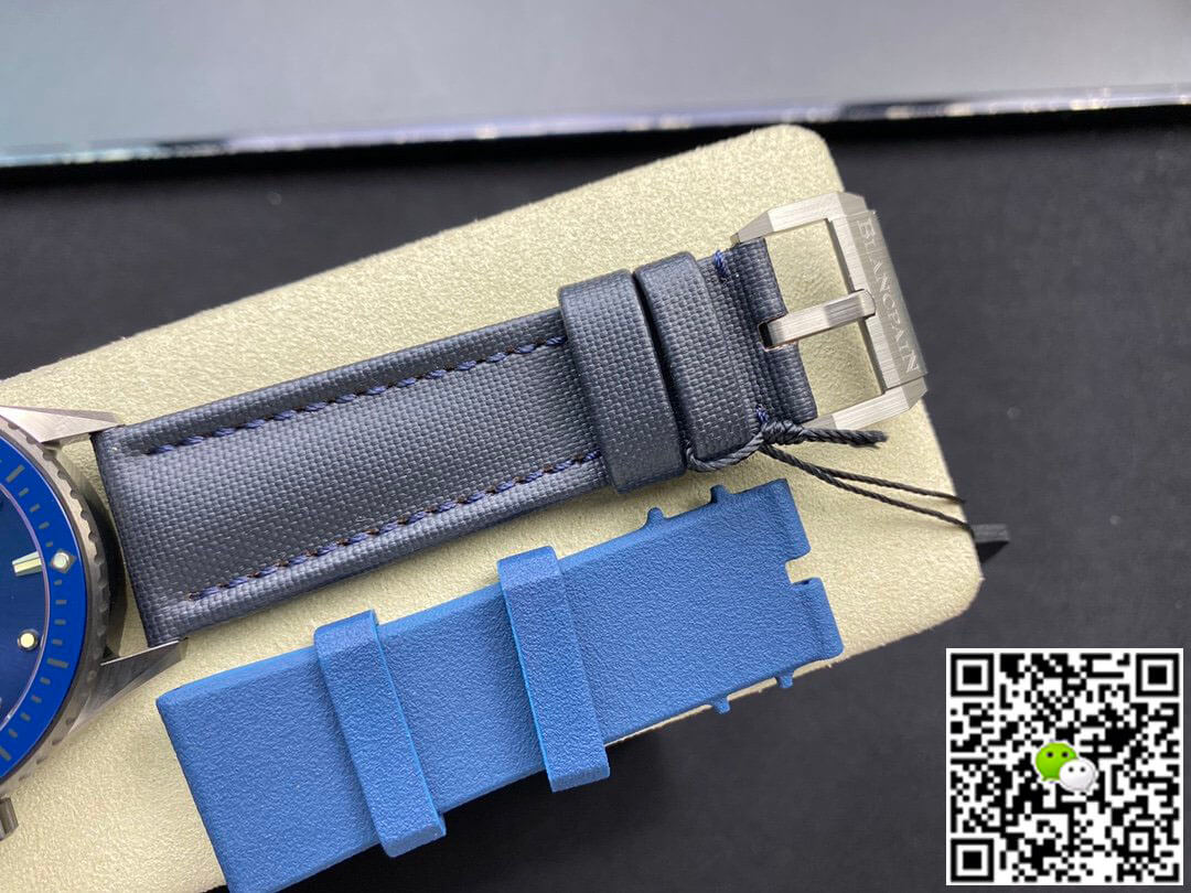 Replica Blancpain Fifty Fathoms 5000-0240-O52A 1:1 Best Edition GF Factory Blue Dial
