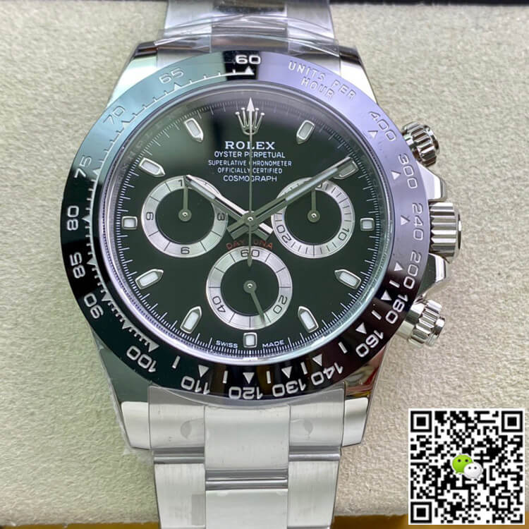 Replica R01ex Cosmograph Daytona M116500LN-0002 1:1 Best Edition Clean Factory Black Dial