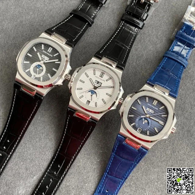 Replica Pat*k Phi1i*pe Nautilus 5726/1A-014 1:1 Best Edition GR Factory Blue Leather Strap