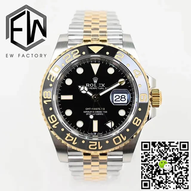 Replica R01ex GMT Master II M126713grnr-0001 1:1 Best Edition EW Factory Black Dial