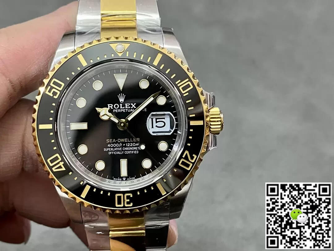 Replica R01ex Sea Dweller M126603-0001 1:1 Best Edition VS Factory Yellow Gold