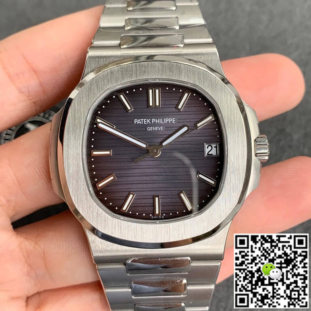 Replica Pat*k Phi1i*pe Nautilus 5711 1:1 Best Edition PPF Factory V4 Gray Dial Swiss ETA324