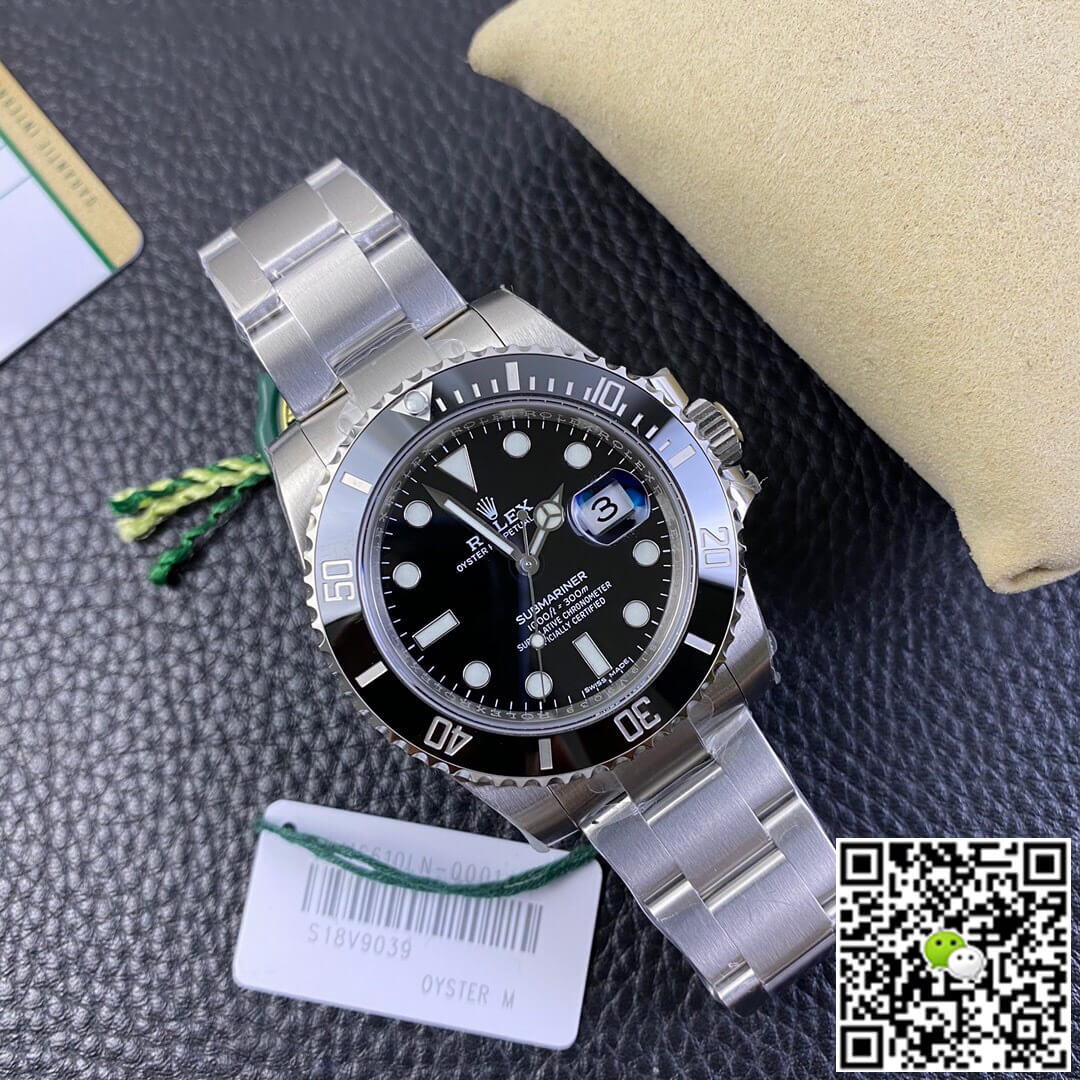 Replica R01ex Submariner 116610LN-0001 40MM 1:1 Best Edition VS Factory Black Dial