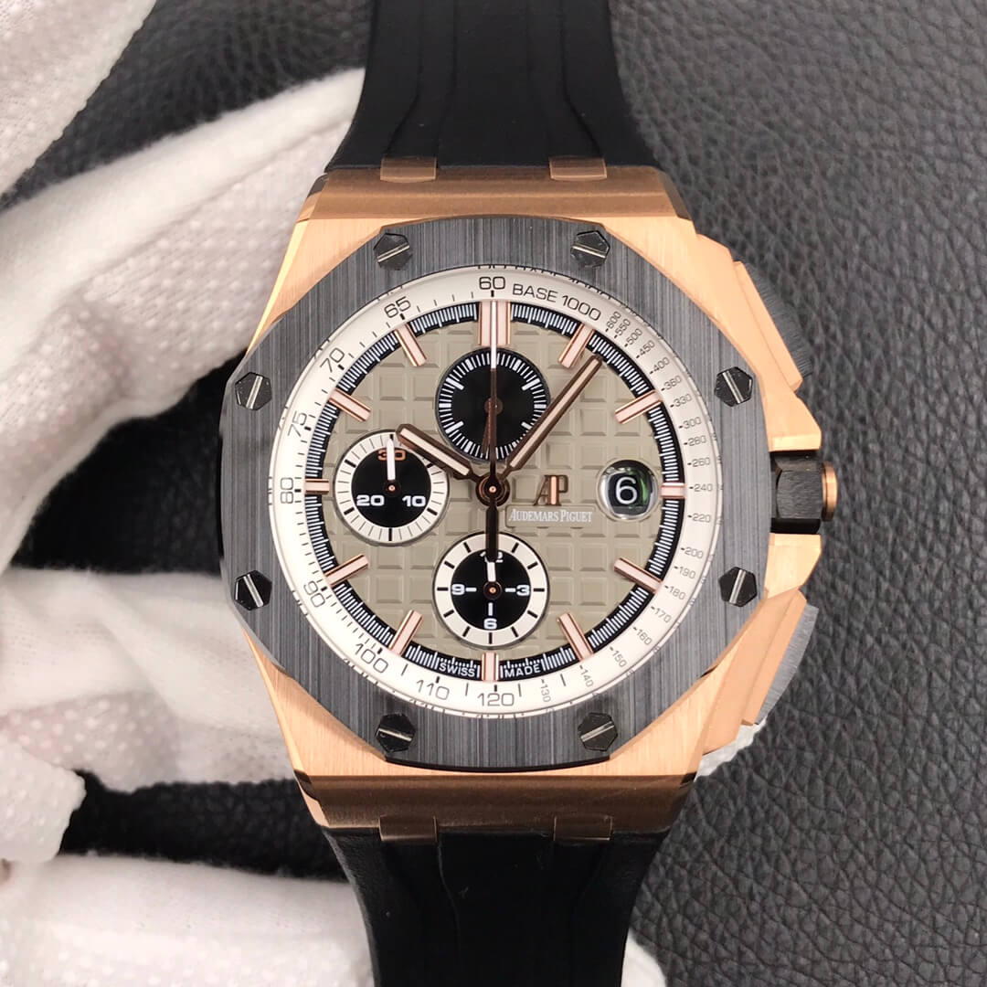 Replica Audemars P1g*et Royal Oak Offshore 26416RO.OO.A002CA.01 1:1 Best Edition JF Factory V2 Rose Gold