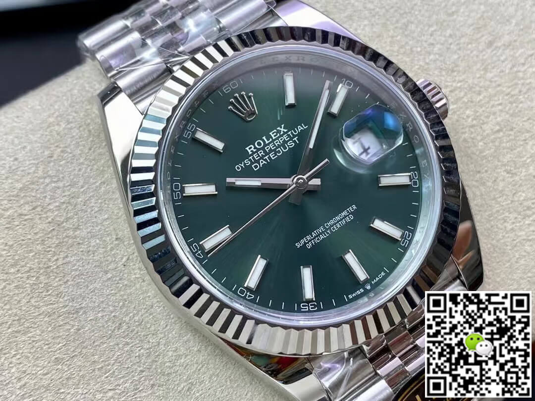 Replica R01ex Datejust M126334-0027 1:1 Best Edition Clean Factory Mint Green Dial