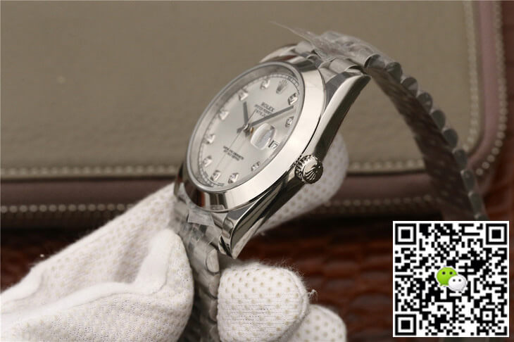 Replica R01ex Datejust M126300 1:1 Best Edition EW Factory D1am0nd-set Dial