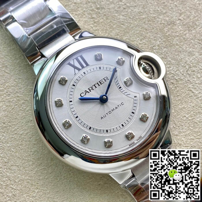 Replica Ballon Bleu De Ca*t1er WE902074 33MM 1:1 Best Edition V6 Factory White Dial