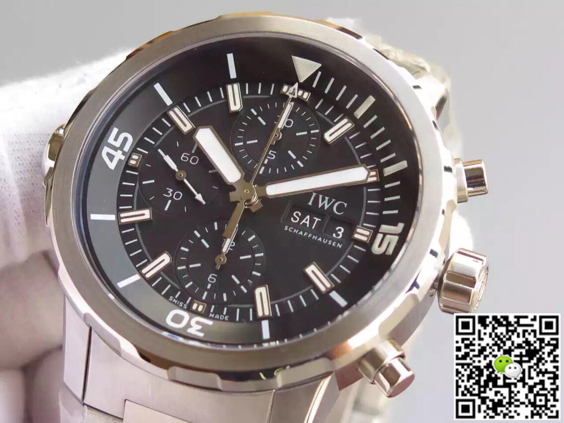 Replica IWC Aquatimer IW376804 1:1 Best Edition V6 Factory Black Dial