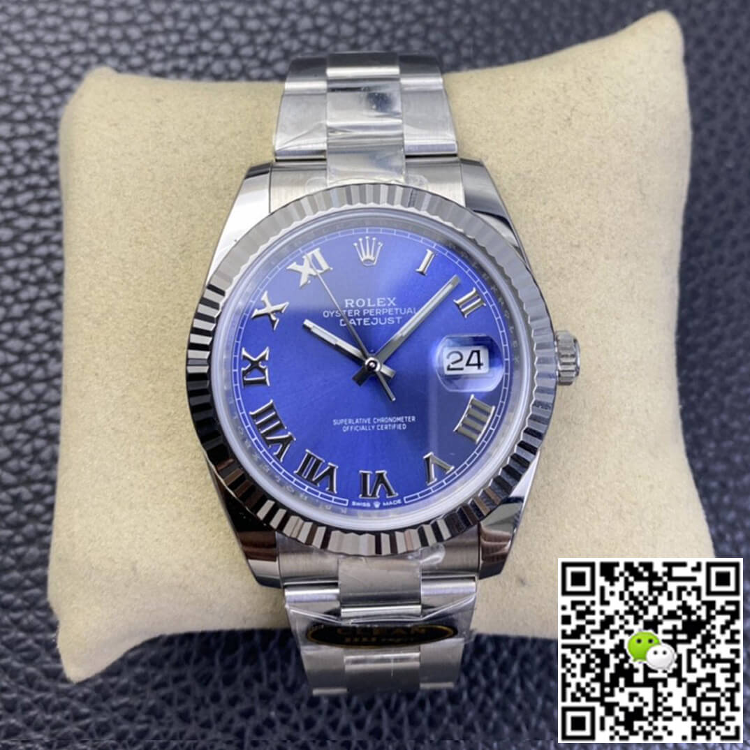 Replica R01ex Datejust M126334-0025 1:1 Best Edition Clean Factory Blue Dial