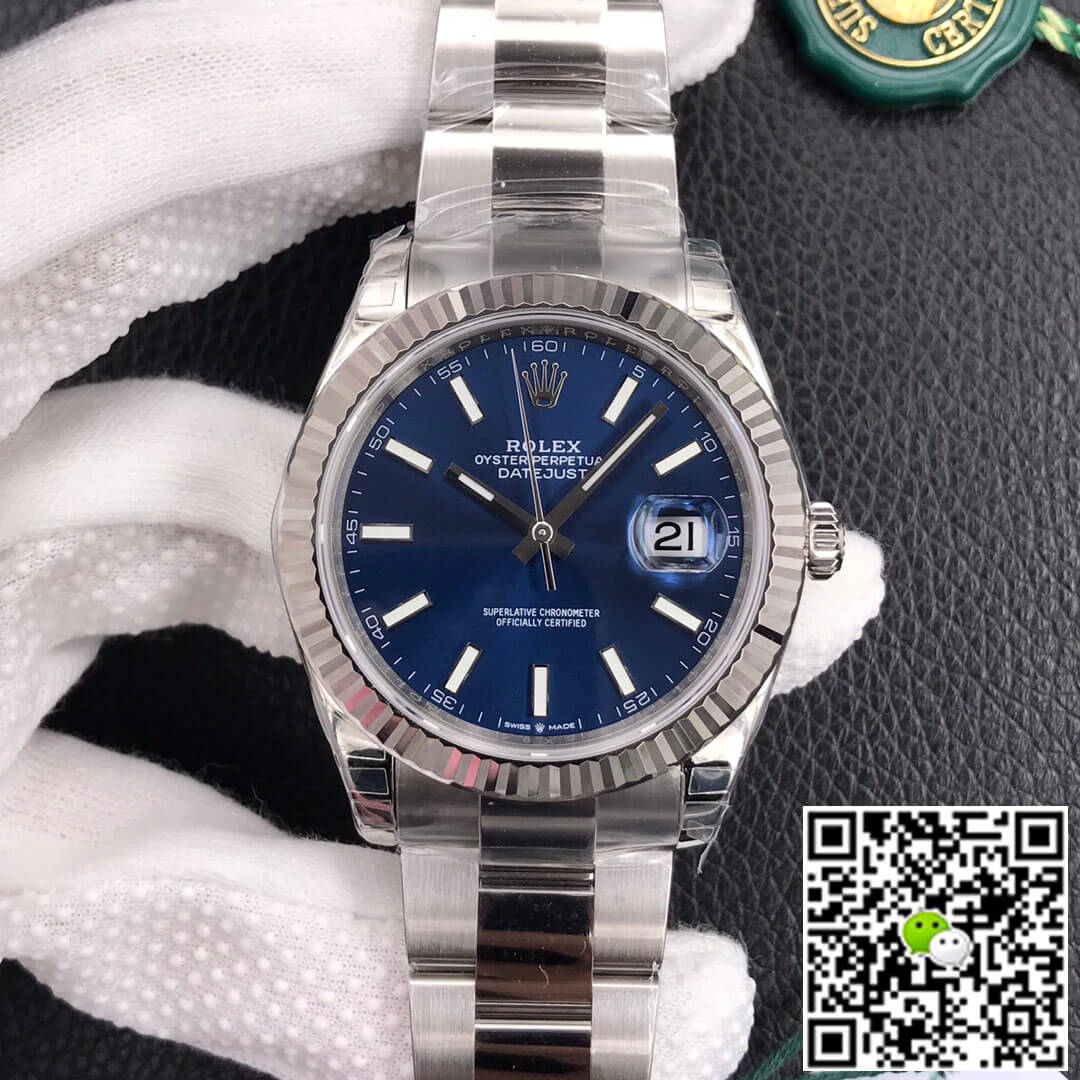 Replica R01ex Datejust M126334-0001 1:1 Best Edition VS Factory Blue Dial