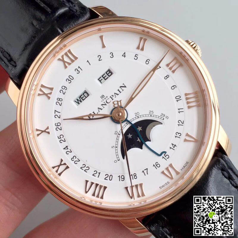 Replica Blancpain Villeret 6654-3642-55B OM Factory 1:1 Best Edition Swiss ETA6654