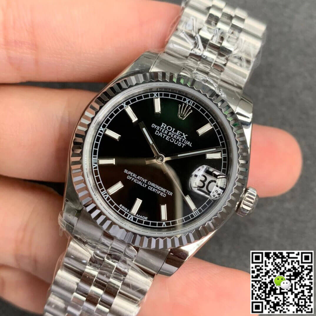 Replica R01ex Datejust M178274-0004 1:1 Best Edition GS Factory Black Dial