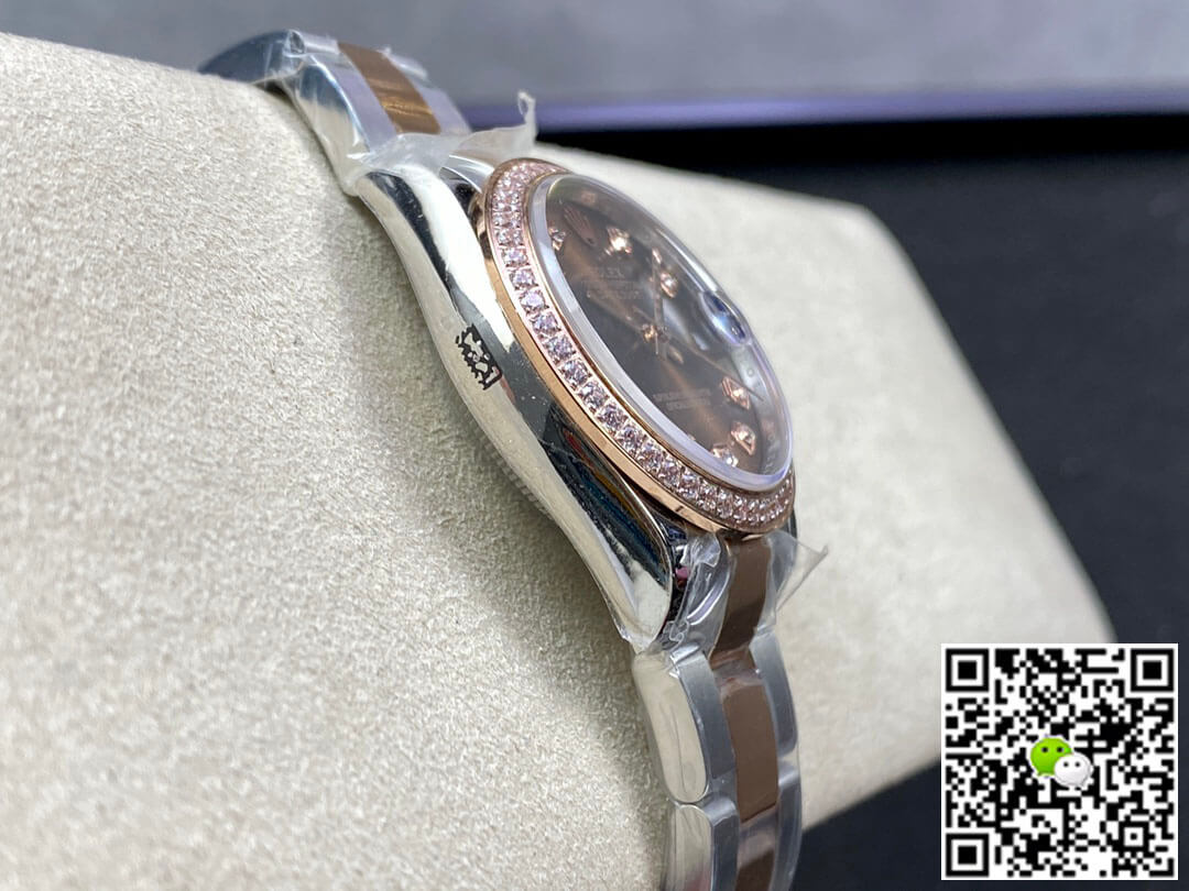 Replica R01ex Datejust M278381RBR-0027 31MM 1:1 Best Edition EW Factory Brown Dial