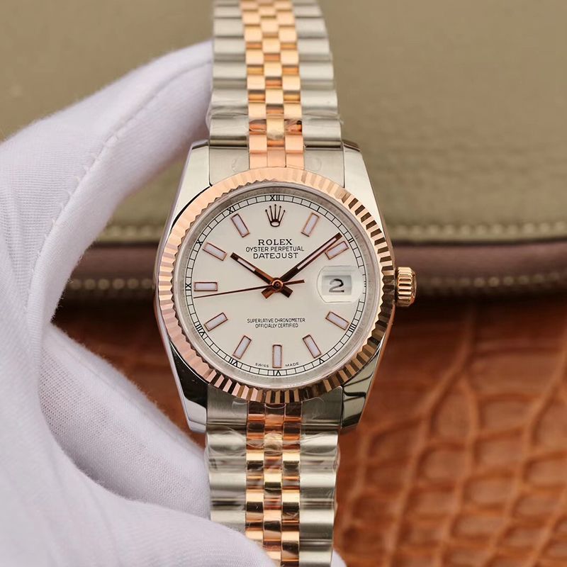Replica R01ex Date-Just 126233 36mm 1:1 Best Edition 18K Gold Wrapped Swiss ETA3135