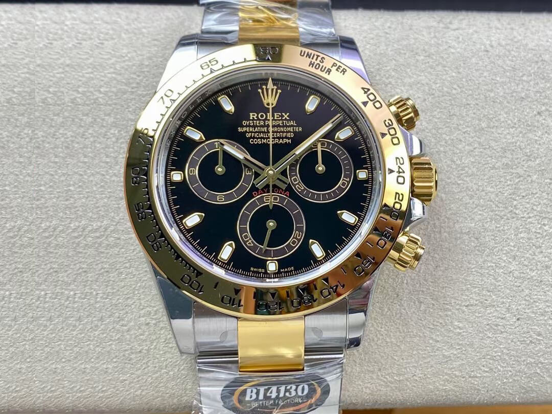 Replica R01ex Daytona M116503-0004 1:1 Best Edition BT Factory Black Dial