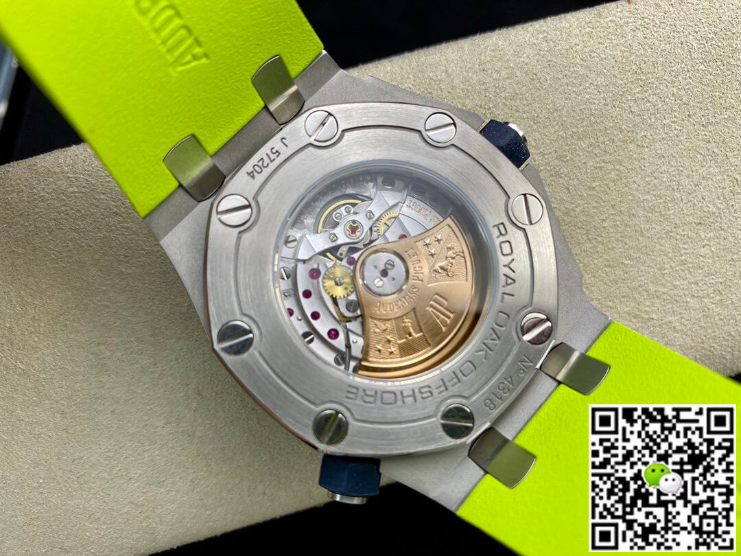 Replica Audemars P1g*et Royal Oak Offshore Diver 15710ST.OO.A038CA.01 JF Factory 1:1 Best Edition Swiss ETA3120 Green Textured Dial