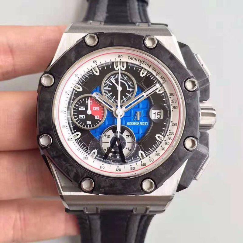 Replica Audemars P1g*et Royal Oak Offshore 26290PO.OO.A001VE.01 JF Factory 1:1 Best Edition Swiss ETA3126 Blue Dial