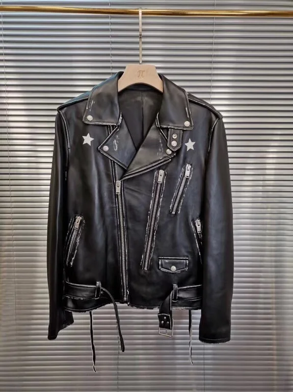 Sa1nt Lau*nt Replica Real Leather Jacket