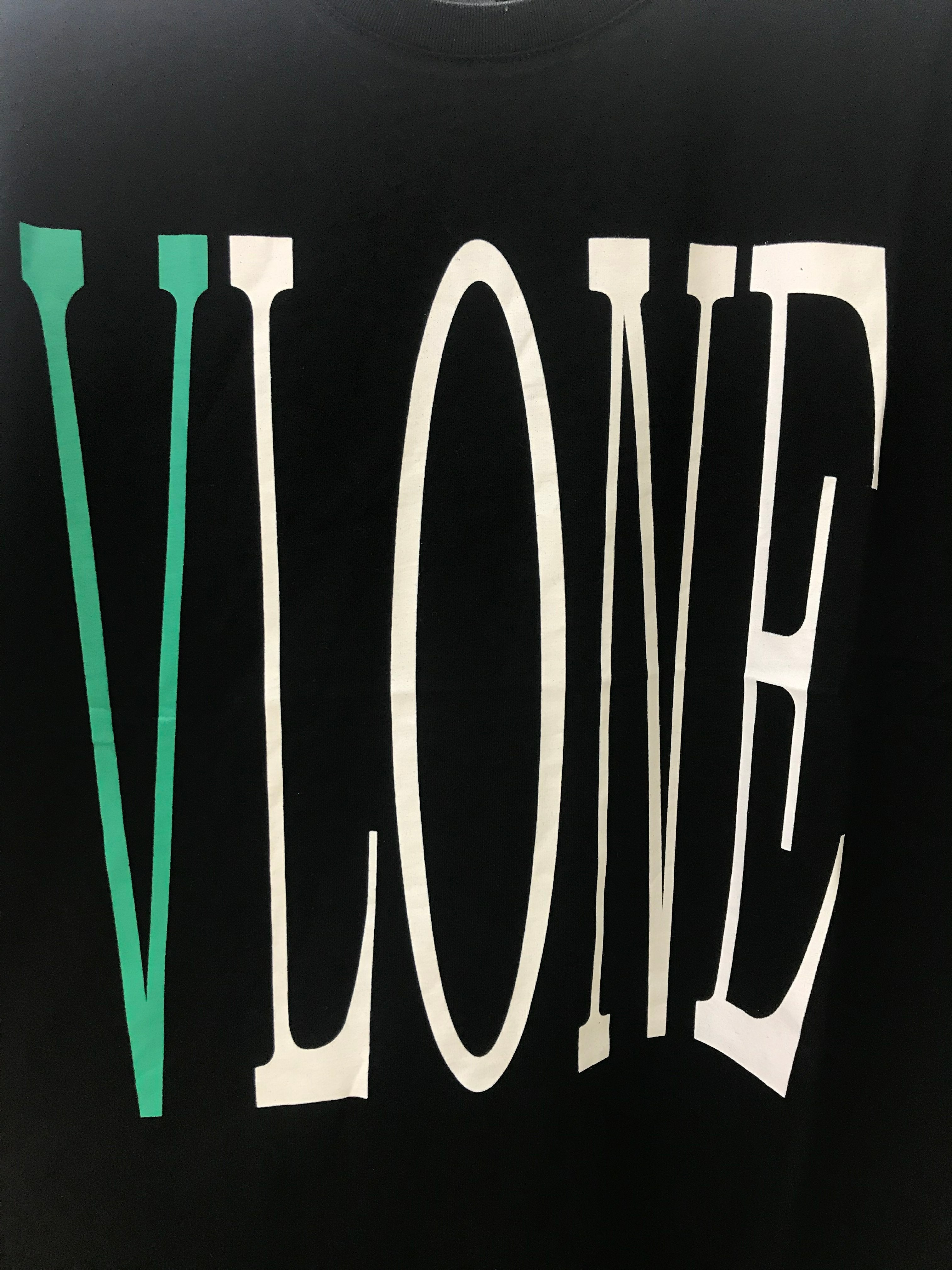 Replica Vlone Green V Staple Tee