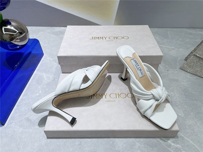 J1m*y Ch00 bow heels dupe square toe bow sandals